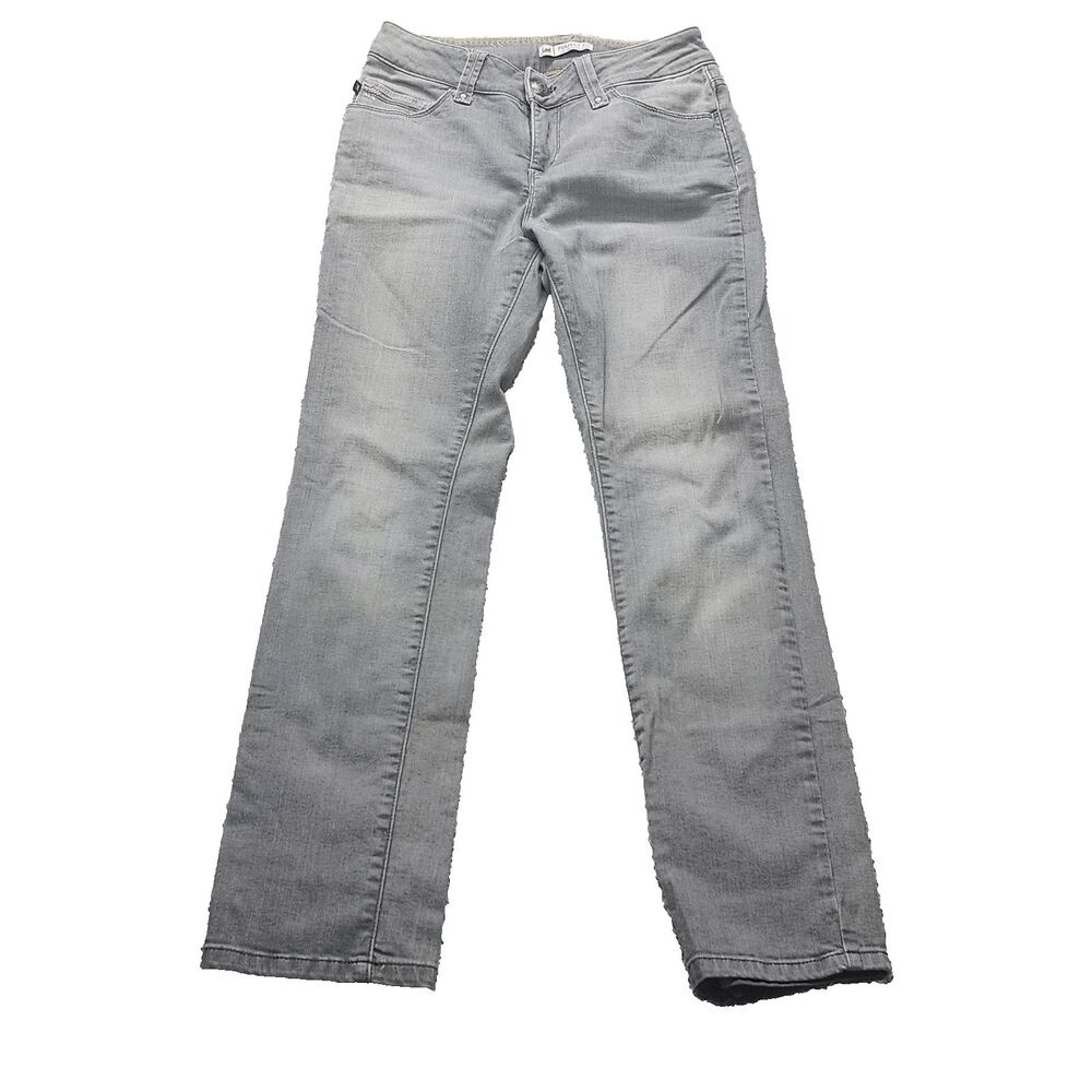 Lee Perfect Fit Jeans | Washed Gray | Size 6 Medium | Just Below Waist